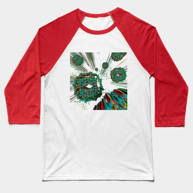 Coral Reef Baseball T-Shirt by obviouswarrior